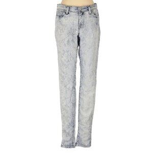 J Brand Skinny Leg Jeans Paisley Print Size 25 or 2 Light
